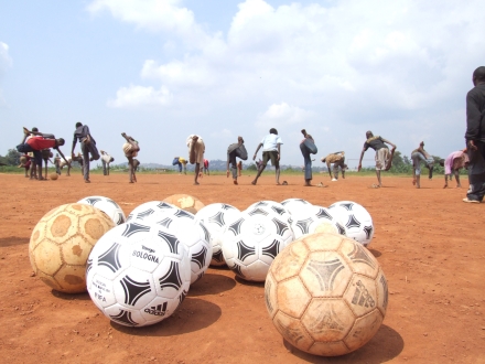 Uganda Football focus training background TW